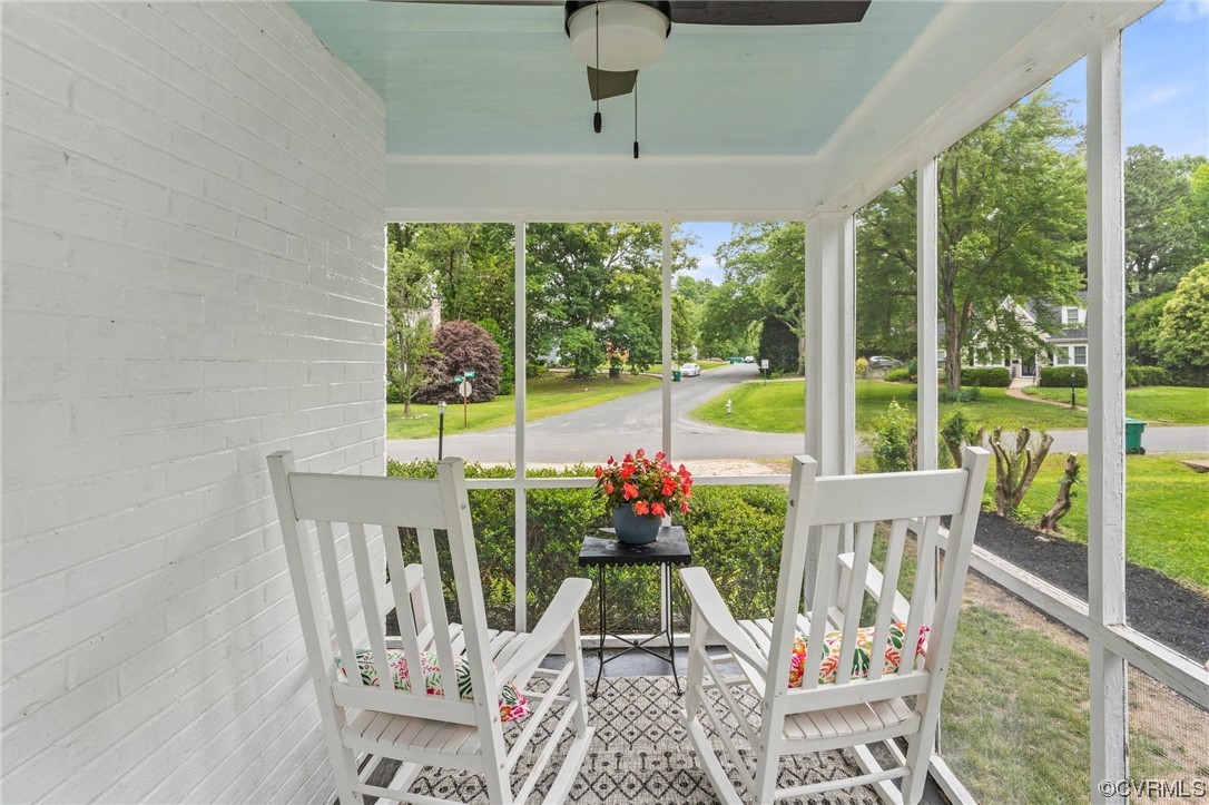 7503 Glebe Road Henrico, VA 23229 - Photo 20 of 25 a view of a dining room with furniture window and outside view