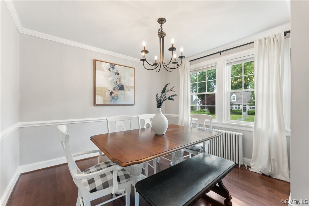 7503 Glebe Road Henrico, VA 23229 - Photo 6 of 25 a view of a dining room with furniture window and wooden floor