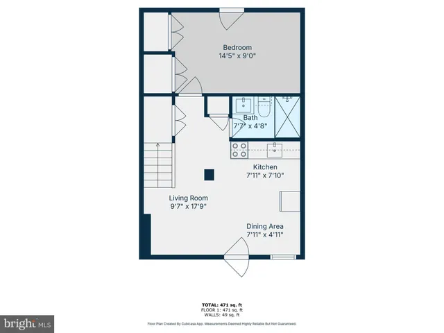 a picture of a bench in a building