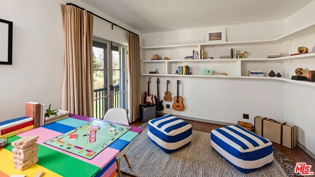 a room with furniture and a window