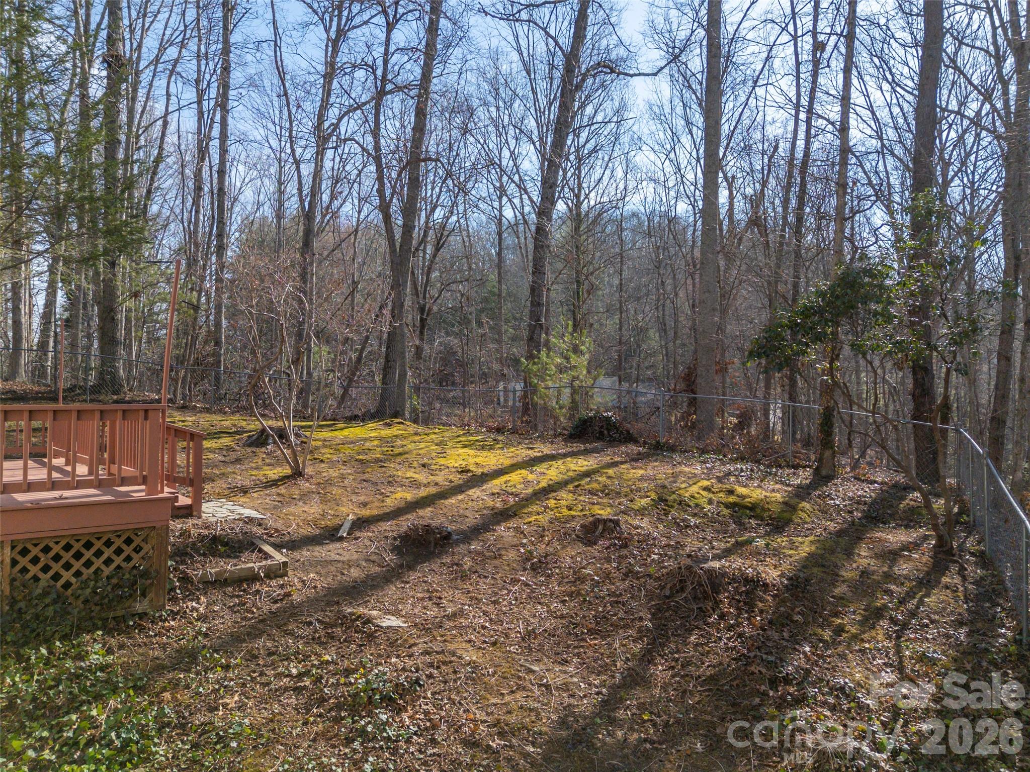 3 Country Road Hendersonville, NC 28791 - Photo 43 of 48 a view of a yard with trees