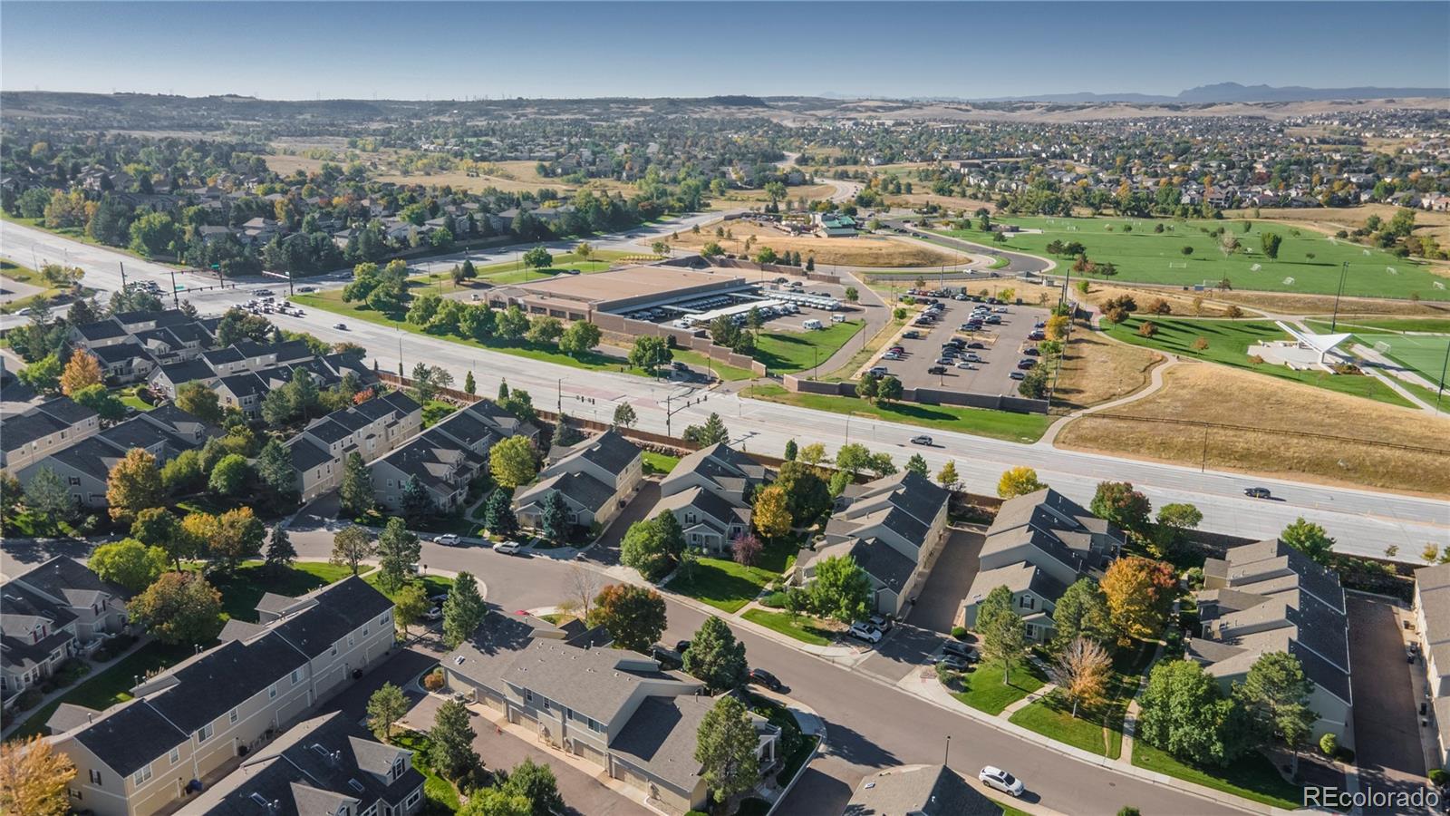 6304 Trailhead Road Highlands Ranch, CO 80130 - Photo 32 of 35 an aerial view of a city