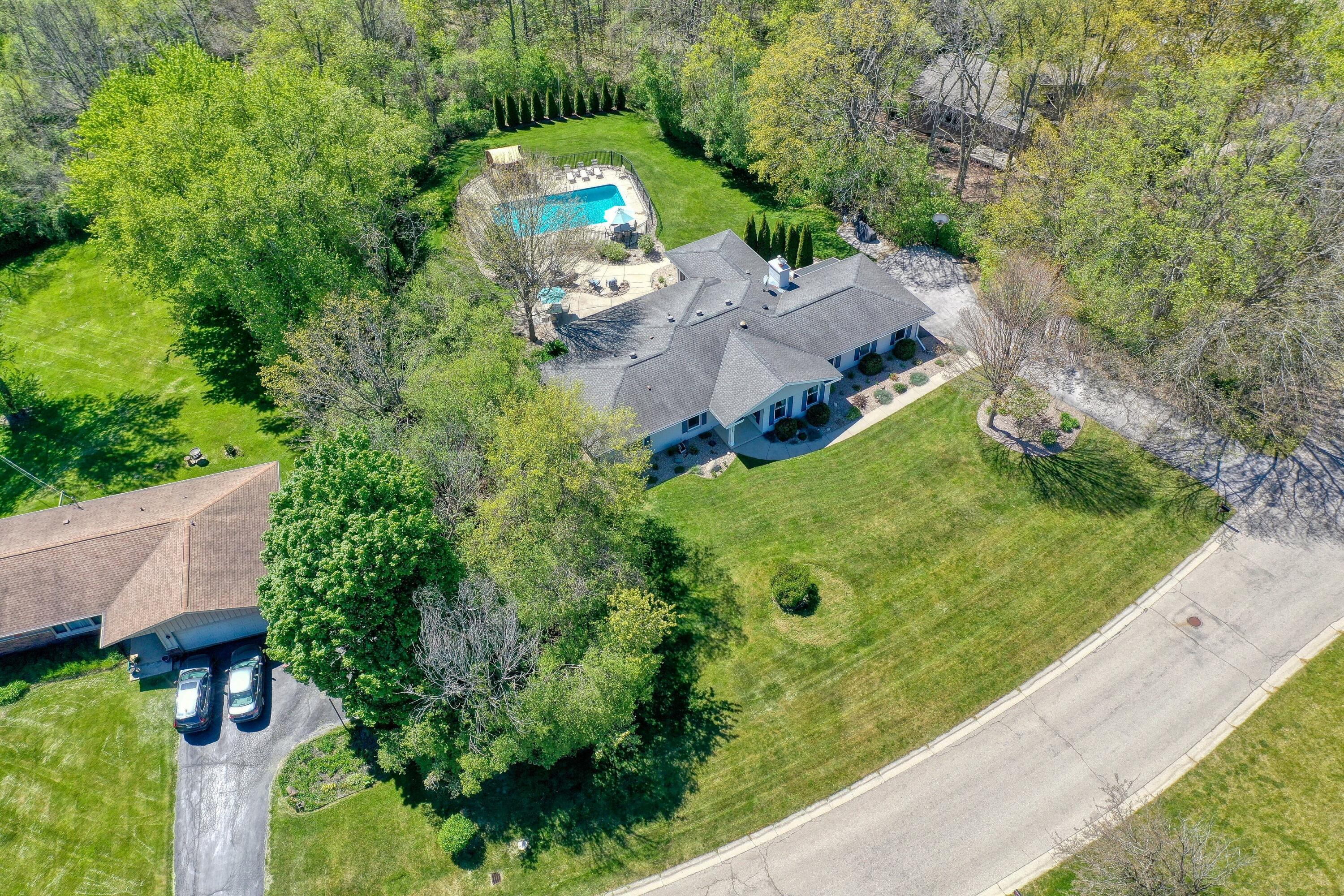 1135 South Ridgeway Road Brookfield, WI 53045 - Photo 56 of 63 Privacy and Mature Trees