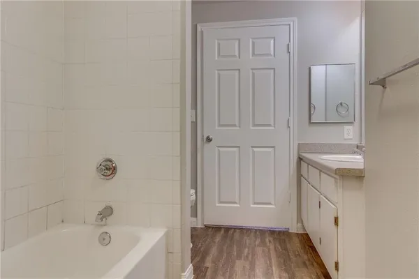a view of bathroom with shower