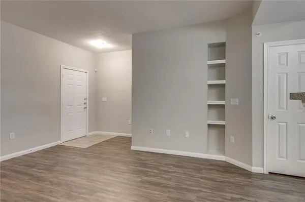 wooden floor in an empty room
