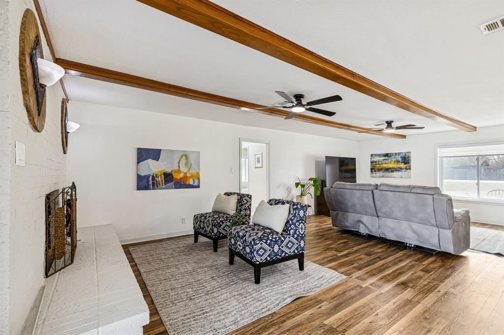 1012 Cowling Road Sanger, TX 76266 - Photo 6 of 40 a living room with furniture and a couch