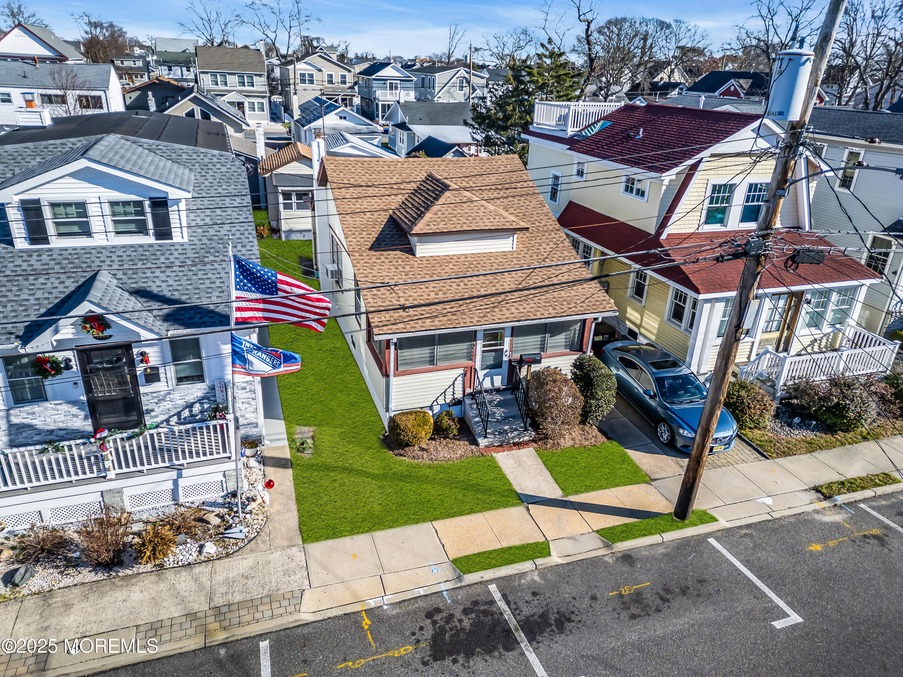 1812 Fernwood Road, Unit 2 Belmar, NJ 07719 - Photo 35 of 41 an aerial view of a house with garden space and street view