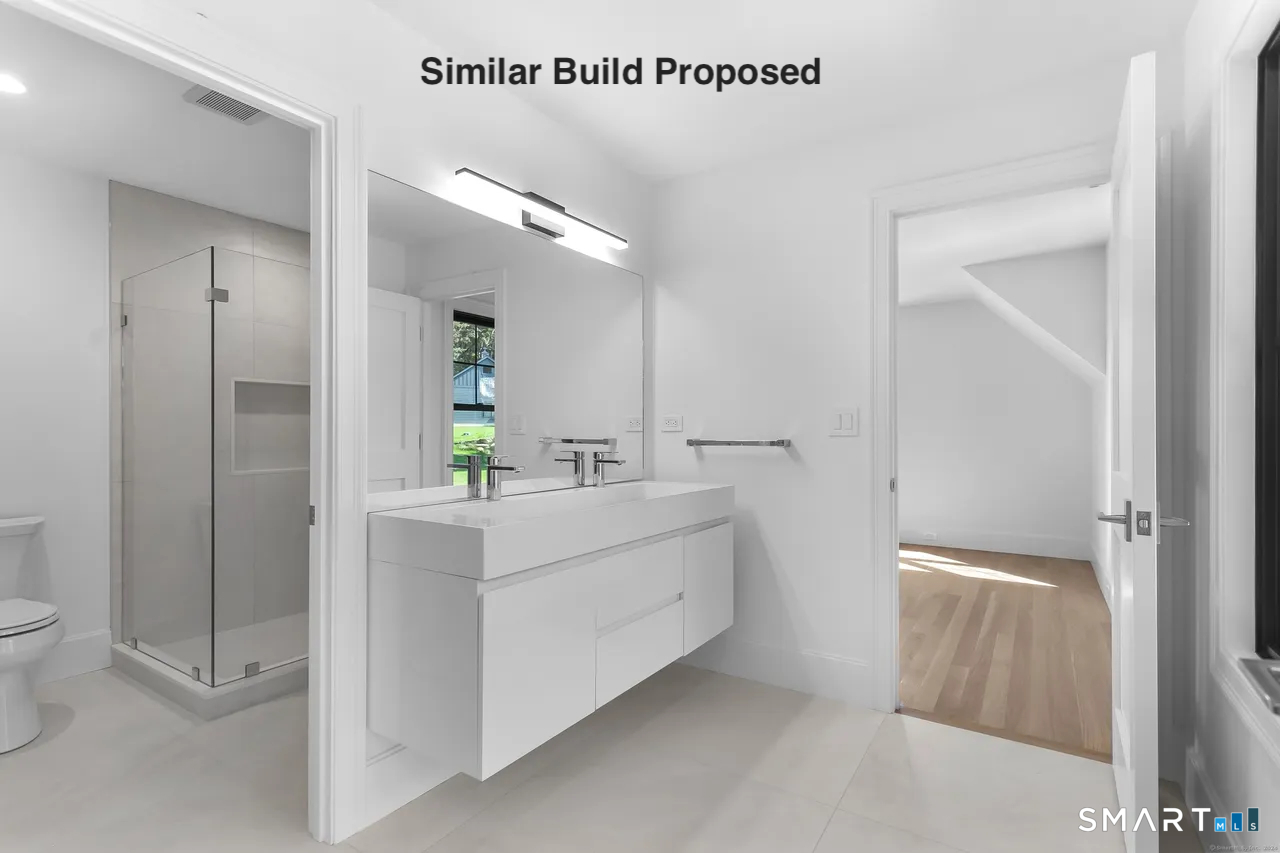 110 Porters Hill Road Trumbull, CT 06611 - Photo 38 of 47 a bathroom with a sink a toilet and shower