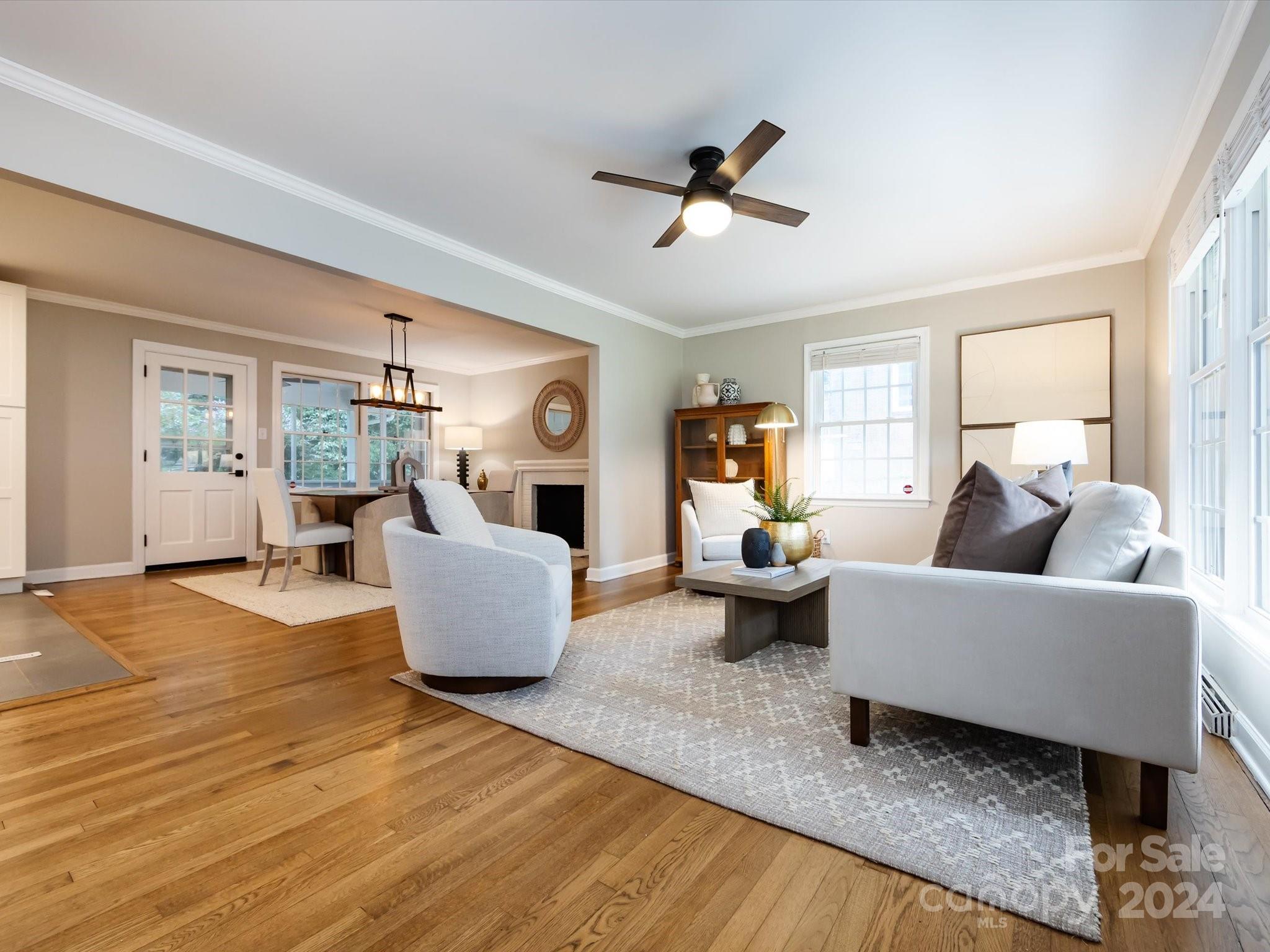 3133 Spring Valley Road Charlotte, NC 28210 - Photo 5 of 25 a living room with furniture and a large window