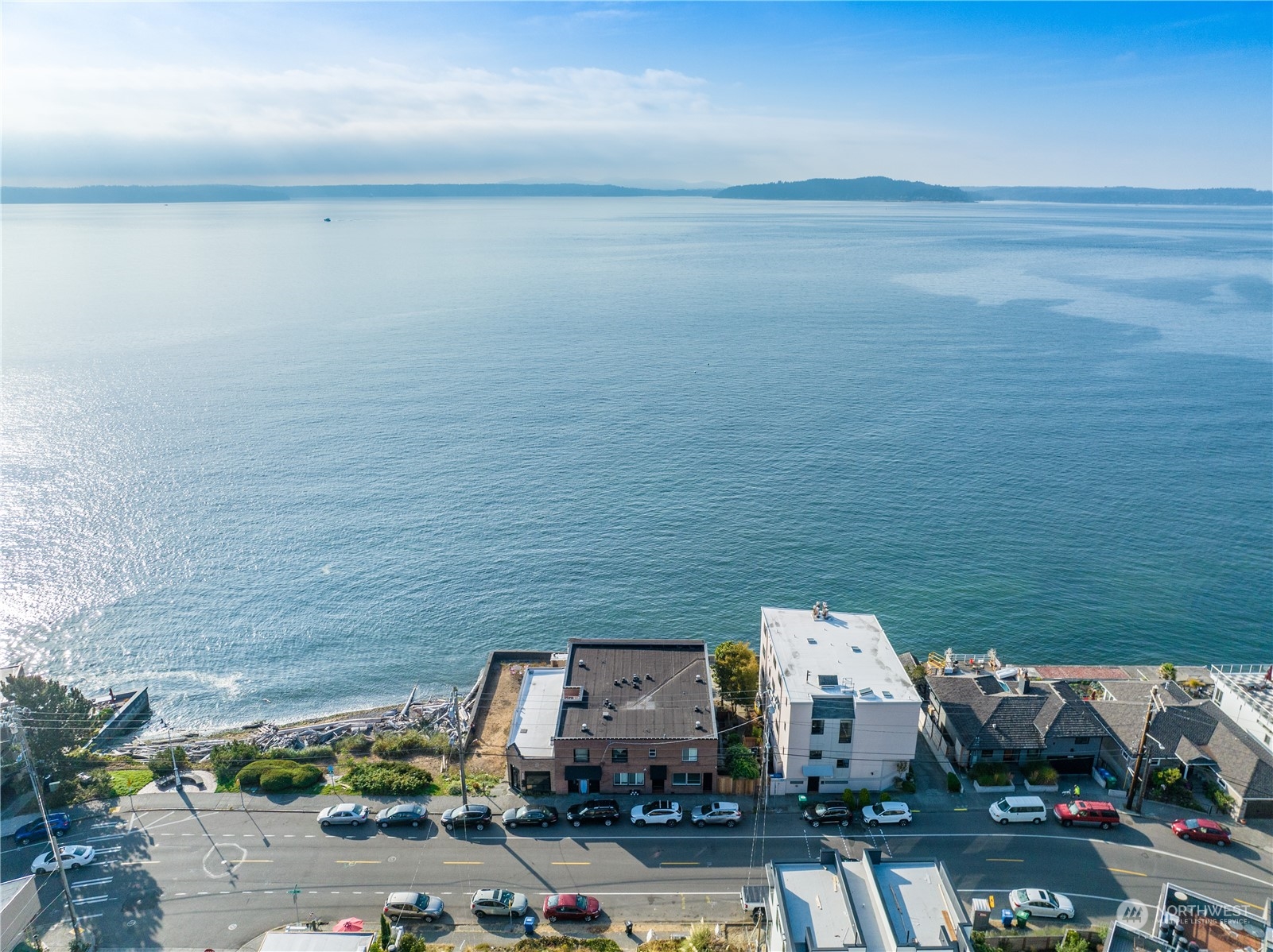 4027 Beach Drive Southwest Seattle, WA 98116 - Photo 8 of 15 an aerial view of multiple house