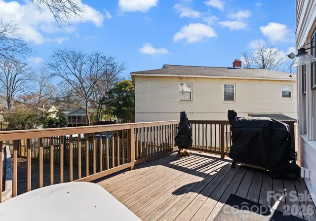 a view of a roof deck