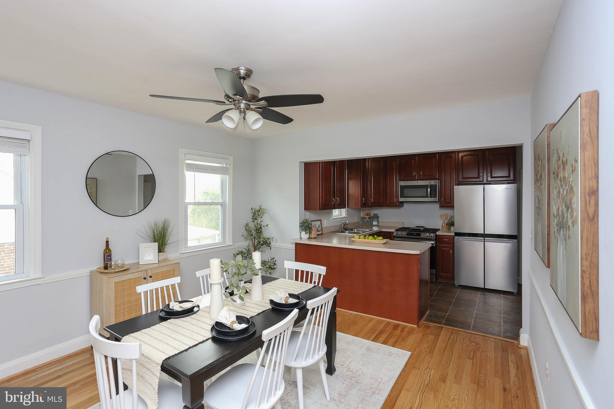 409 South Wickham Road Baltimore, MD 21229 - Photo 9 of 48 Kitchen open to DR & LR