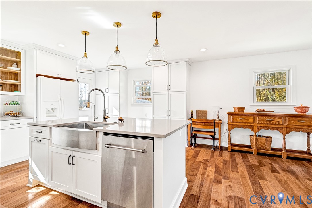 16307 Mountain Road Montpelier, VA 23192 - Photo 15 of 50 a kitchen with a sink cabinets and window