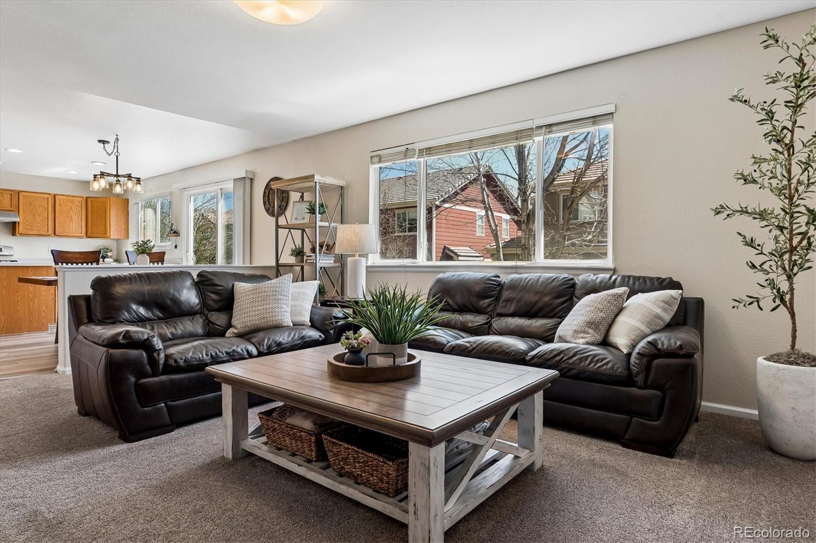 10534 Westcliff Place Highlands Ranch, CO 80130 - Photo 12 of 38 a living room with furniture and a large window