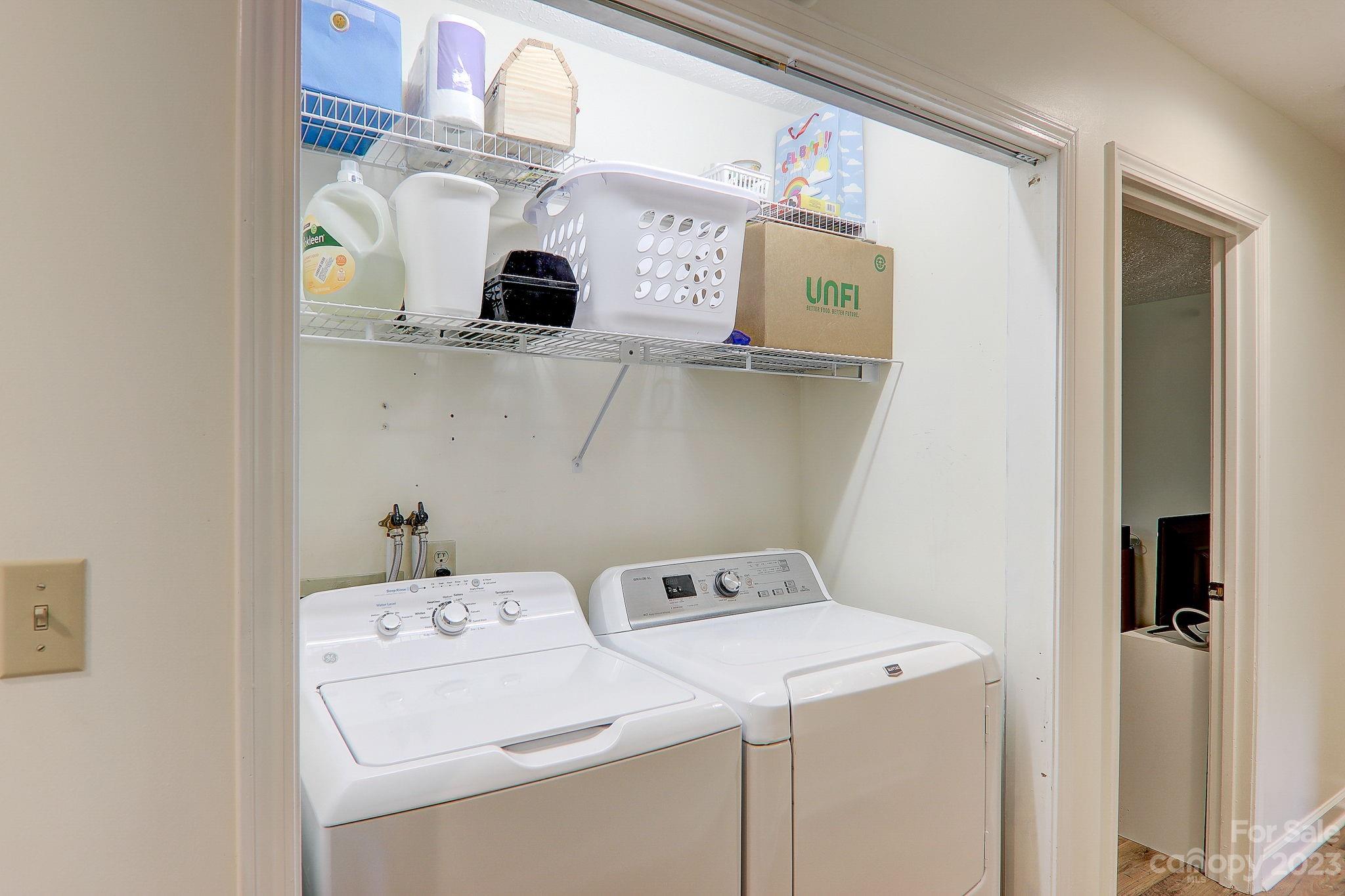 4155 Turnpike Road Horse Shoe, NC 28742 - Photo 17 of 41 a utility room with dryer and washer