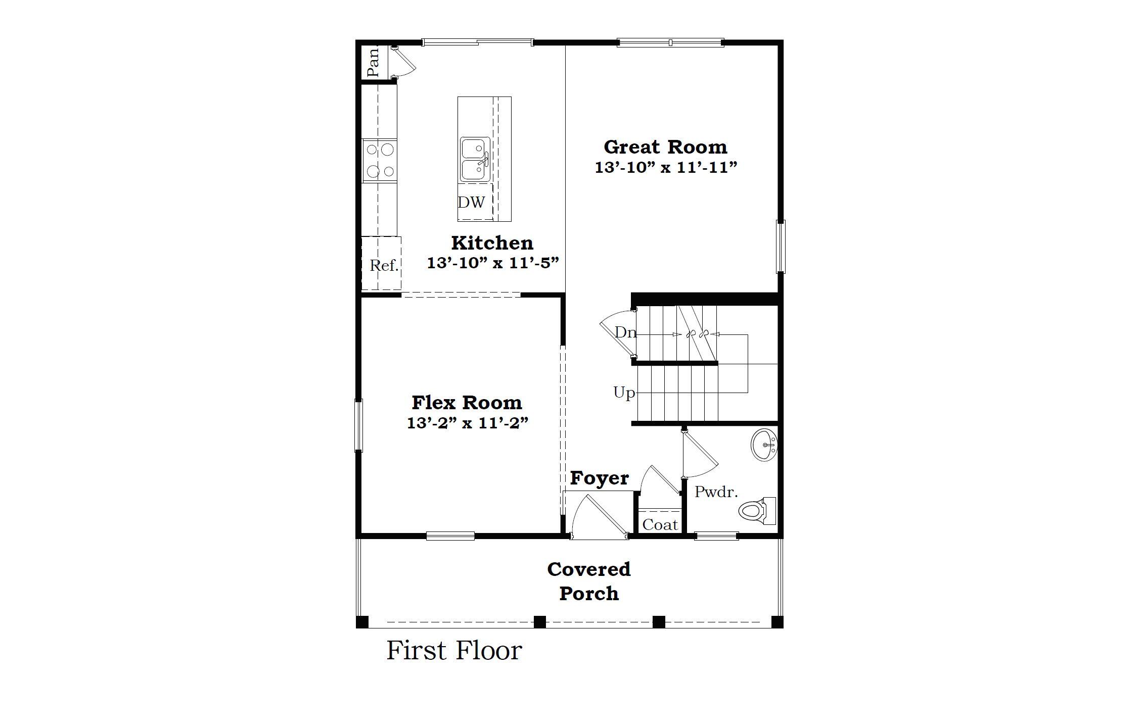 103 Hart Street Marshall, MI 49068 - Photo 2 of 4 Elevation B First Floor