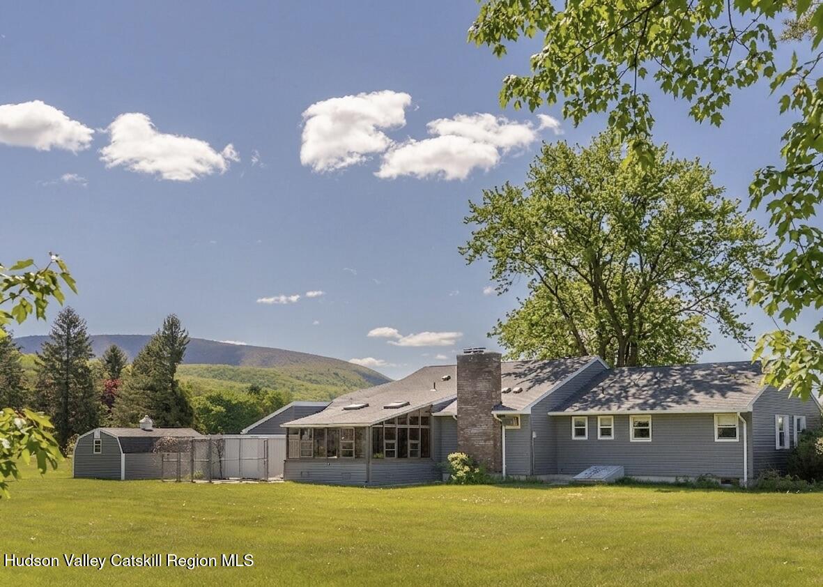 317 Mountain View Road Copake, NY 12516 - Photo 19 of 27 a view of a house with a big yard