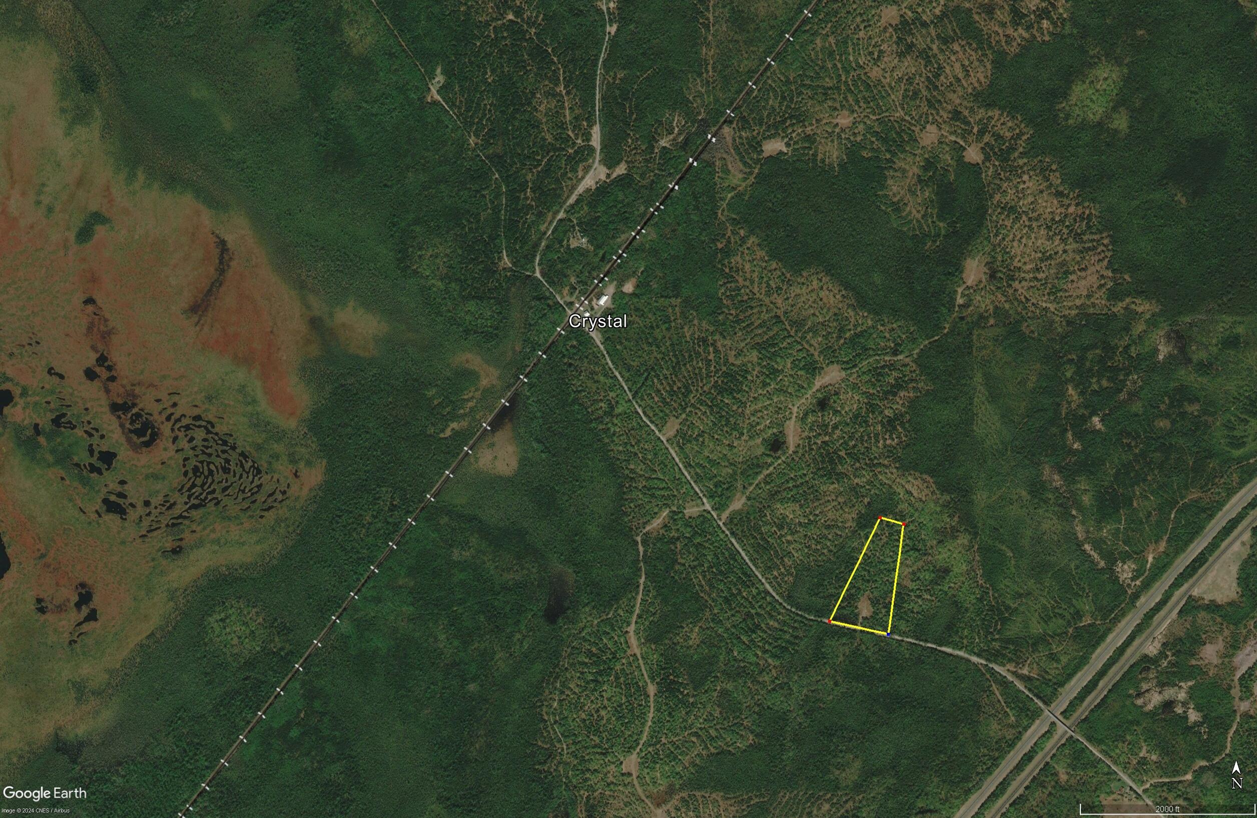Lot C Cow Team Road Crystal, ME 04747 - Photo 4 of 4 aerial 14.2