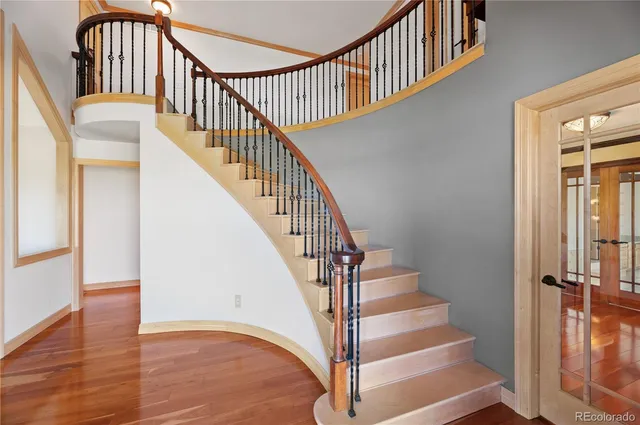 a view of living room with furniture and a window