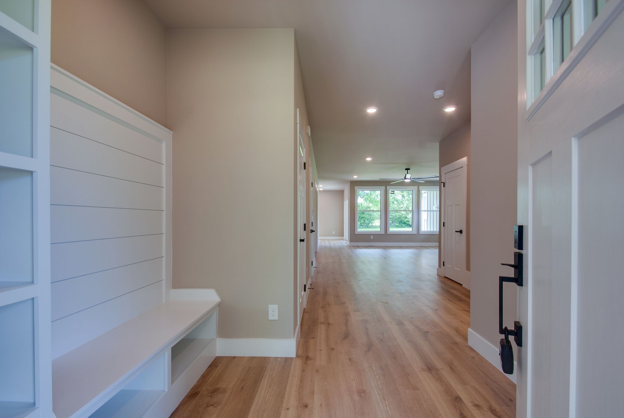 1151 Canaan Road Columbia, TN 38401 - Photo 4 of 40 a view of hallway with wooden floor and front door