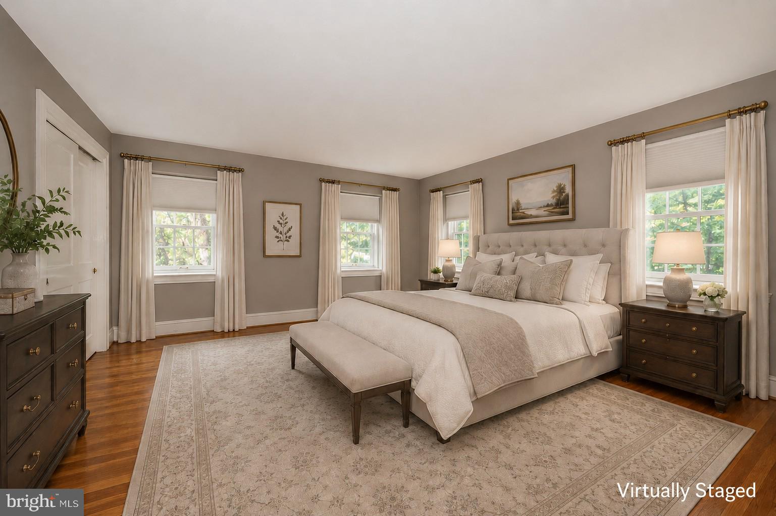 101 East Brookhaven Road Wallingford, PA 19086 - Photo 44 of 136 Virtually Staged Primary Bedroom