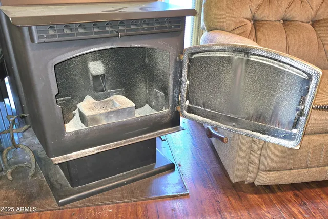 a view of city from a balcony