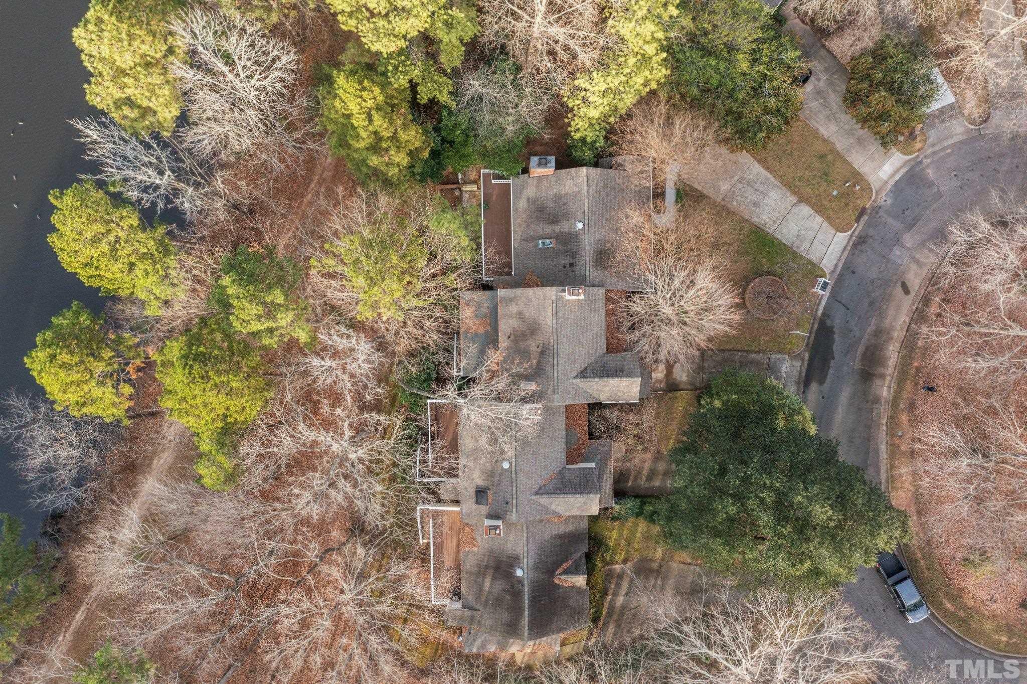 7829 Breckon Way Raleigh, NC 27615 - Photo 37 of 40 a aerial view of a house with a yard