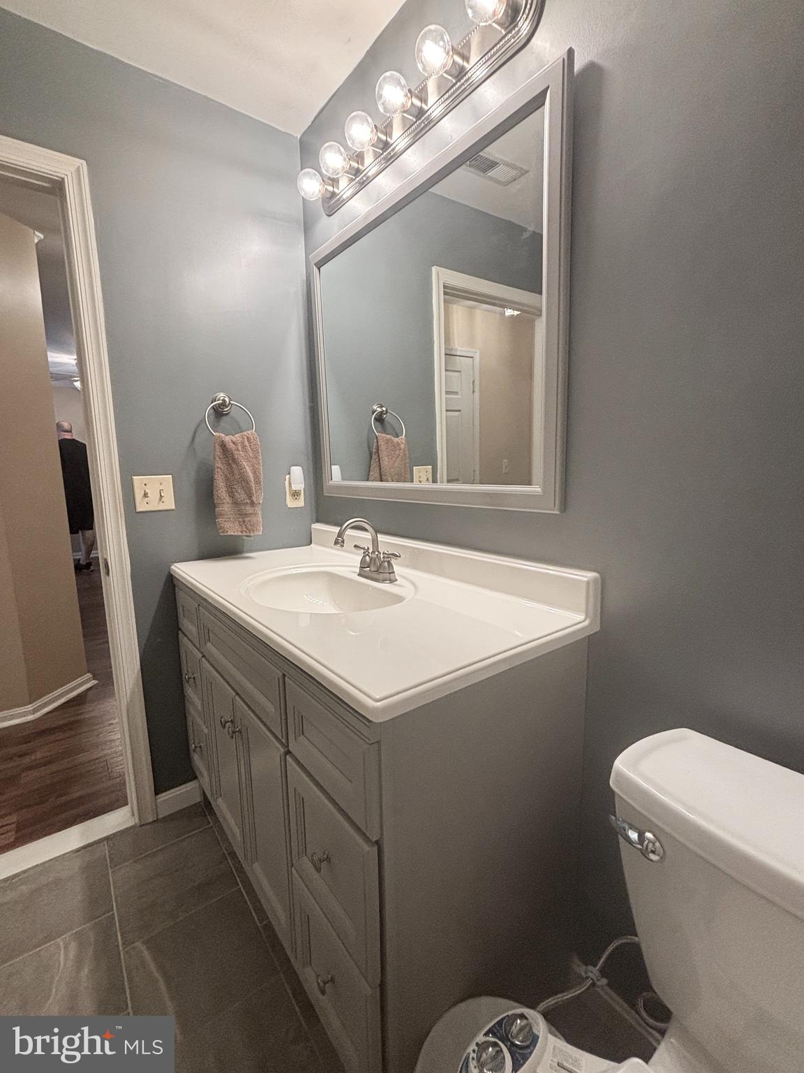 307 Tall Pines Court, Unit 3 Abingdon, MD 21009 - Photo 38 of 52 a bathroom with a sink vanity and a toilet