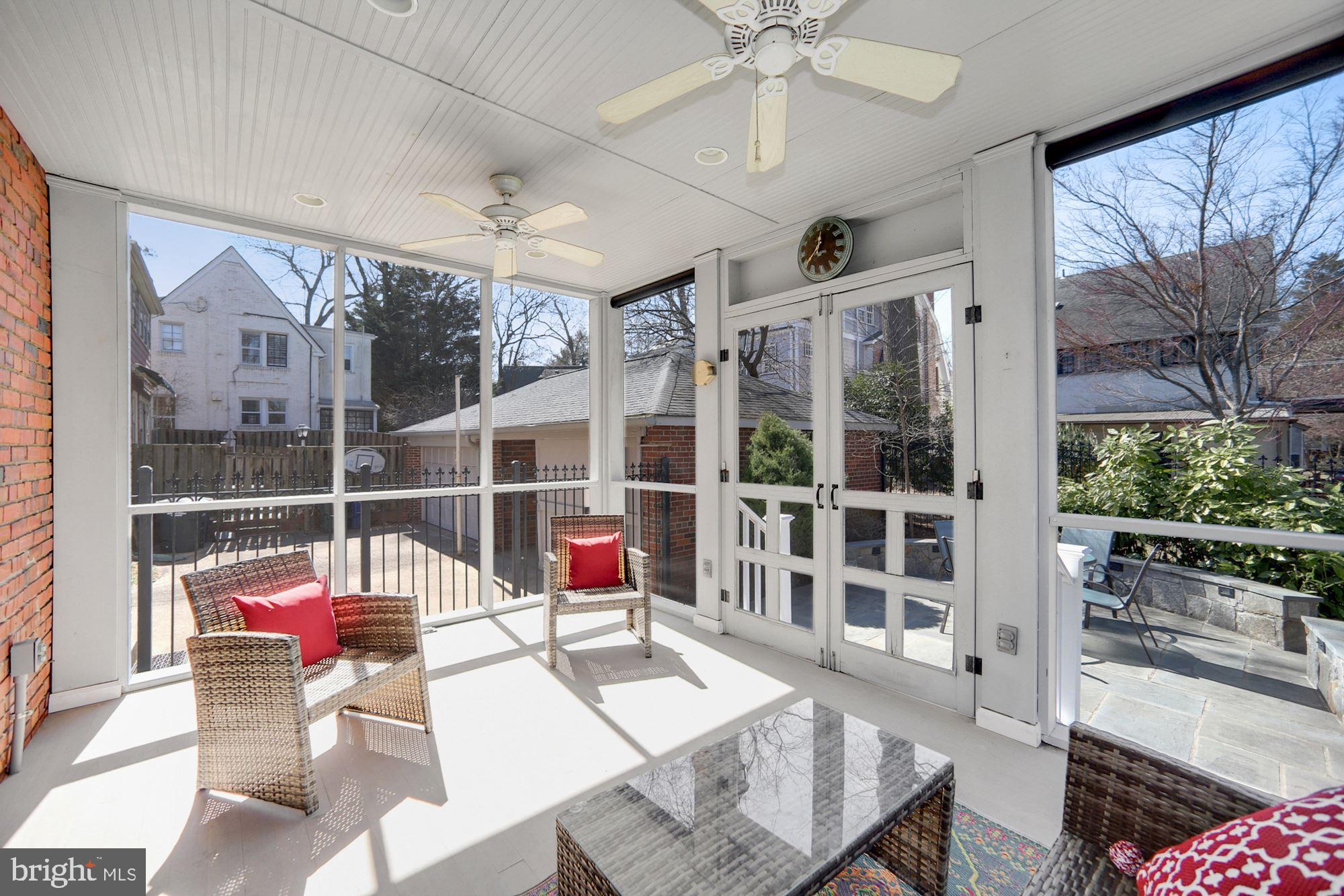 3320 Rowland Place Northwest Washington, DC 20008 - Photo 13 of 41 Fabulous Screened Porch
