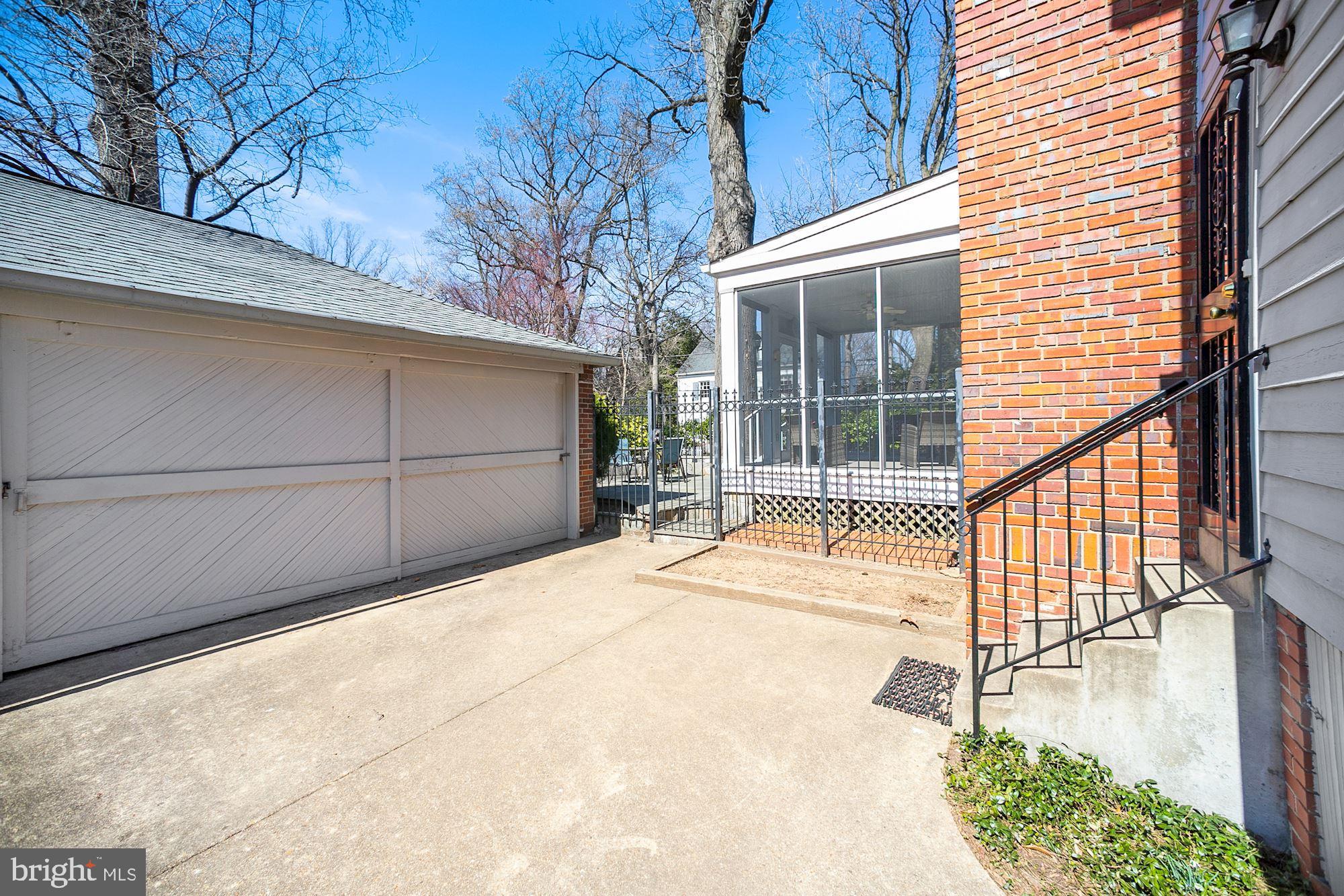 3320 Rowland Place Northwest Washington, DC 20008 - Photo 37 of 41 Rear Driveway Area