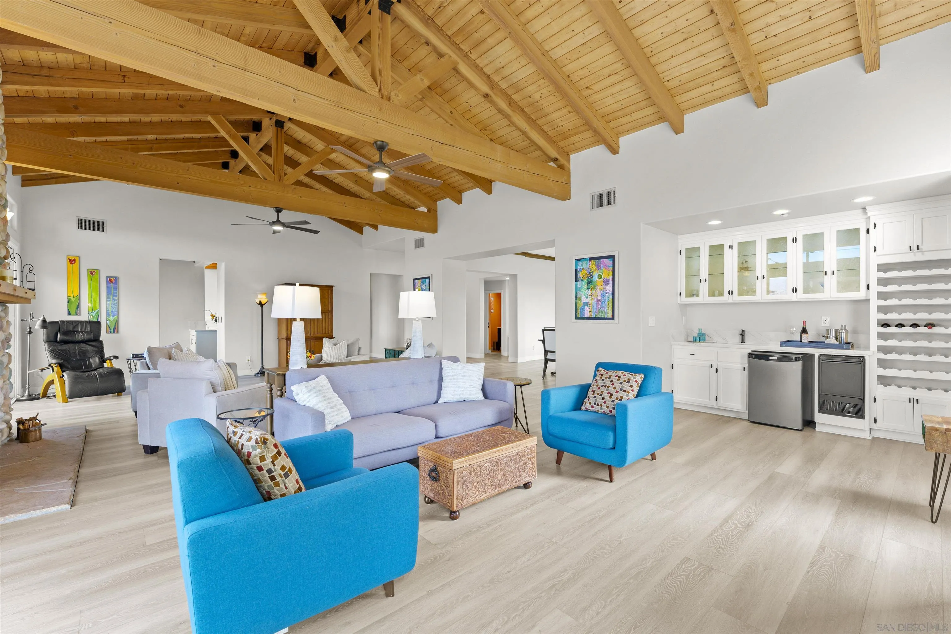 30659 Diaz Road Valley Center, CA 92082 - Photo 23 of 44 a living room with furniture and a wooden floor