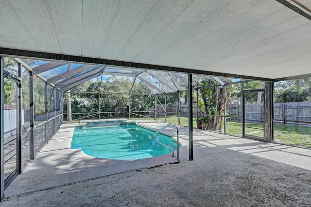 a house view with a garden space