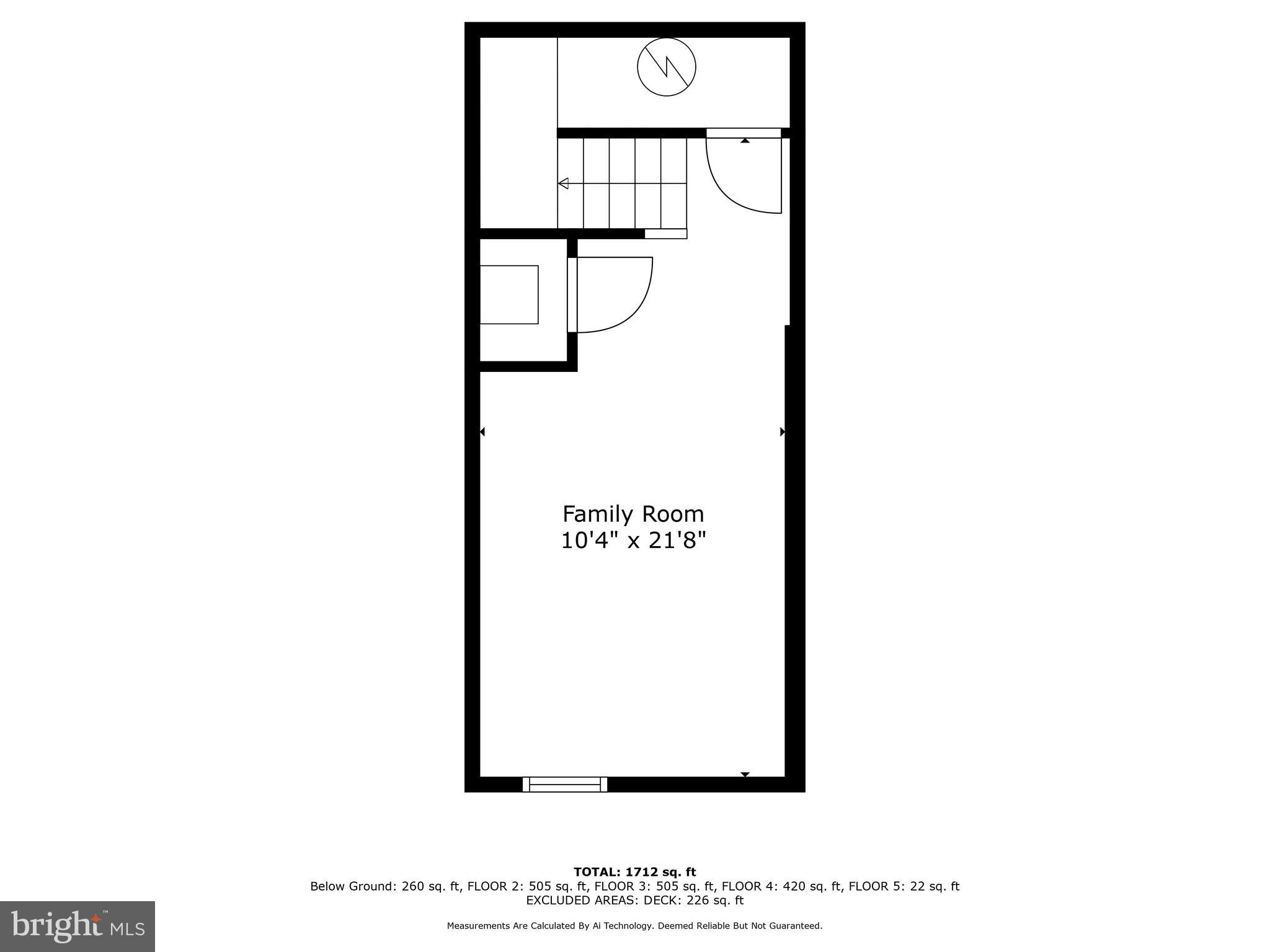 1304 Andre Street Baltimore, MD 21230 - Photo 38 of 40 Basement Floorplan