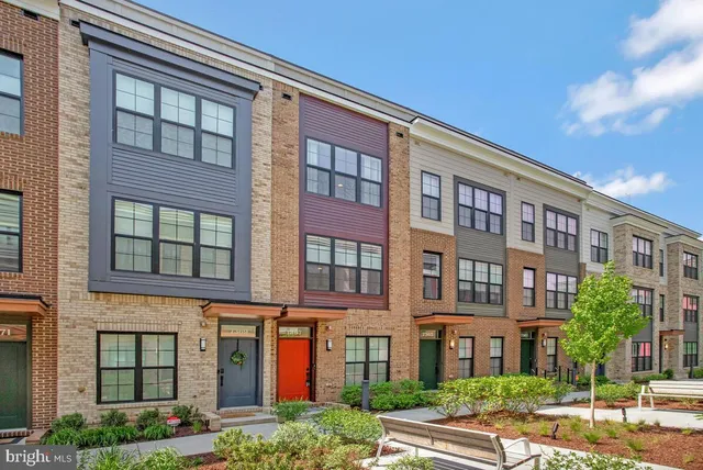 front view of an apartment building