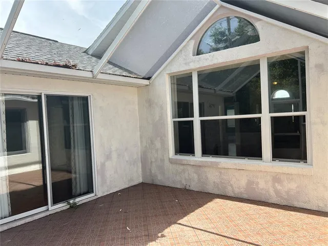 a view of a entryway of the house