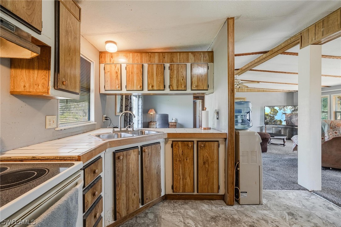 1315 Sunset Trail LaBelle, FL 33935 - Photo 6 of 23 a kitchen with a sink stove and cabinets