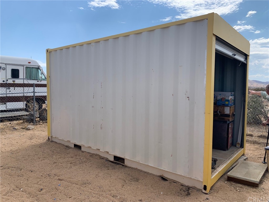 56965 Camulos Road Landers, CA 92285 - Photo 11 of 26 18' x 8' newer storage container