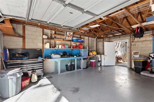 a view of storage and utility room