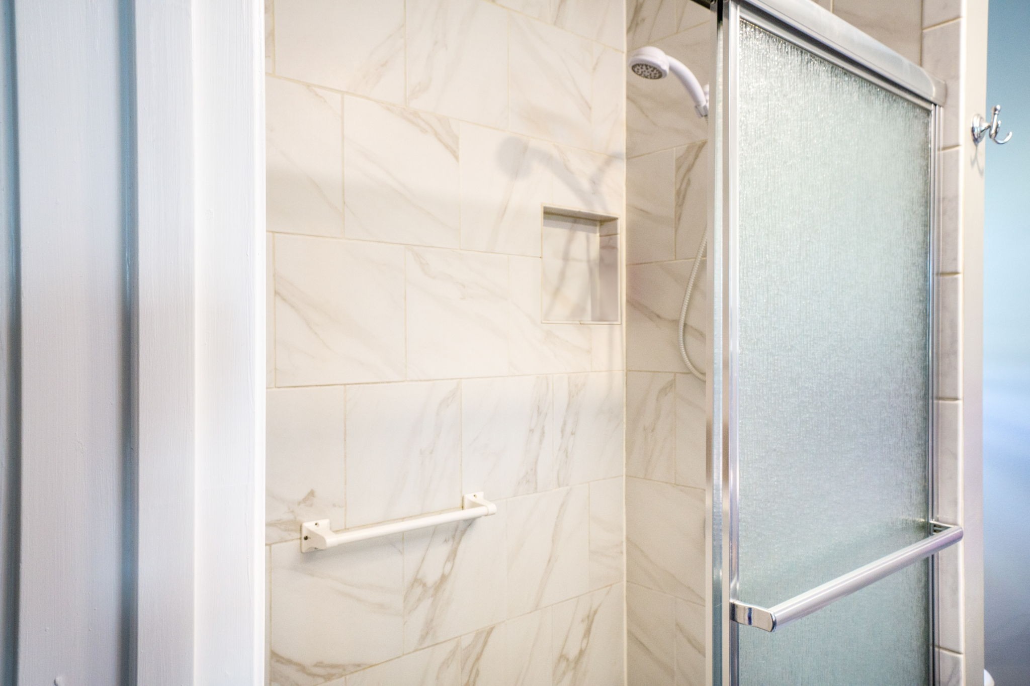 237 Fremont Road Doyle, TN 38559 - Photo 11 of 29 a bathroom with a granite countertop shower and a toilet