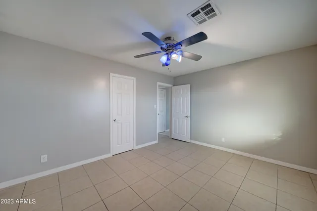 a view of an empty room