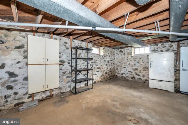 a view of storage and utility room