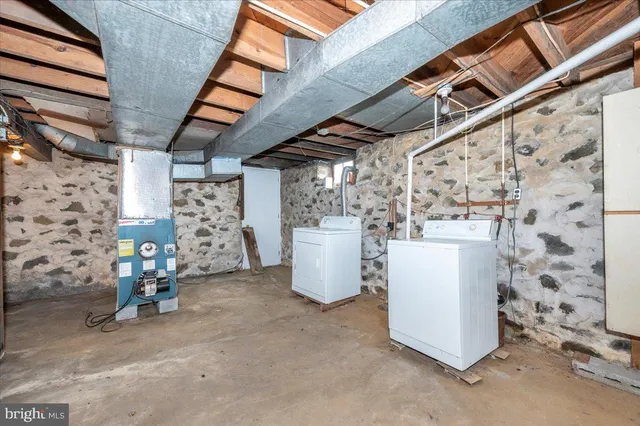 a view of storage and utility room