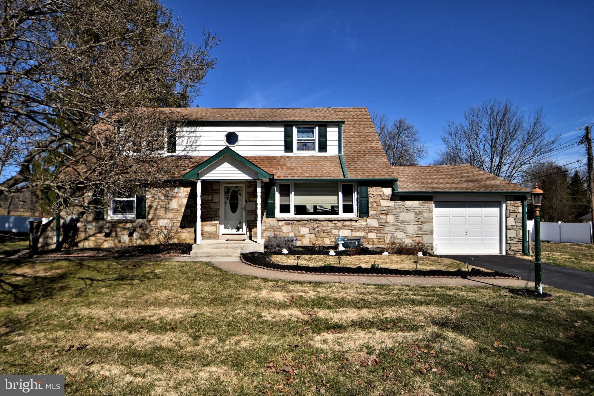 80 North Fairway Road Oreland, PA 19075 - Photo 1 of 31 Stone and vinyl siding single with garage