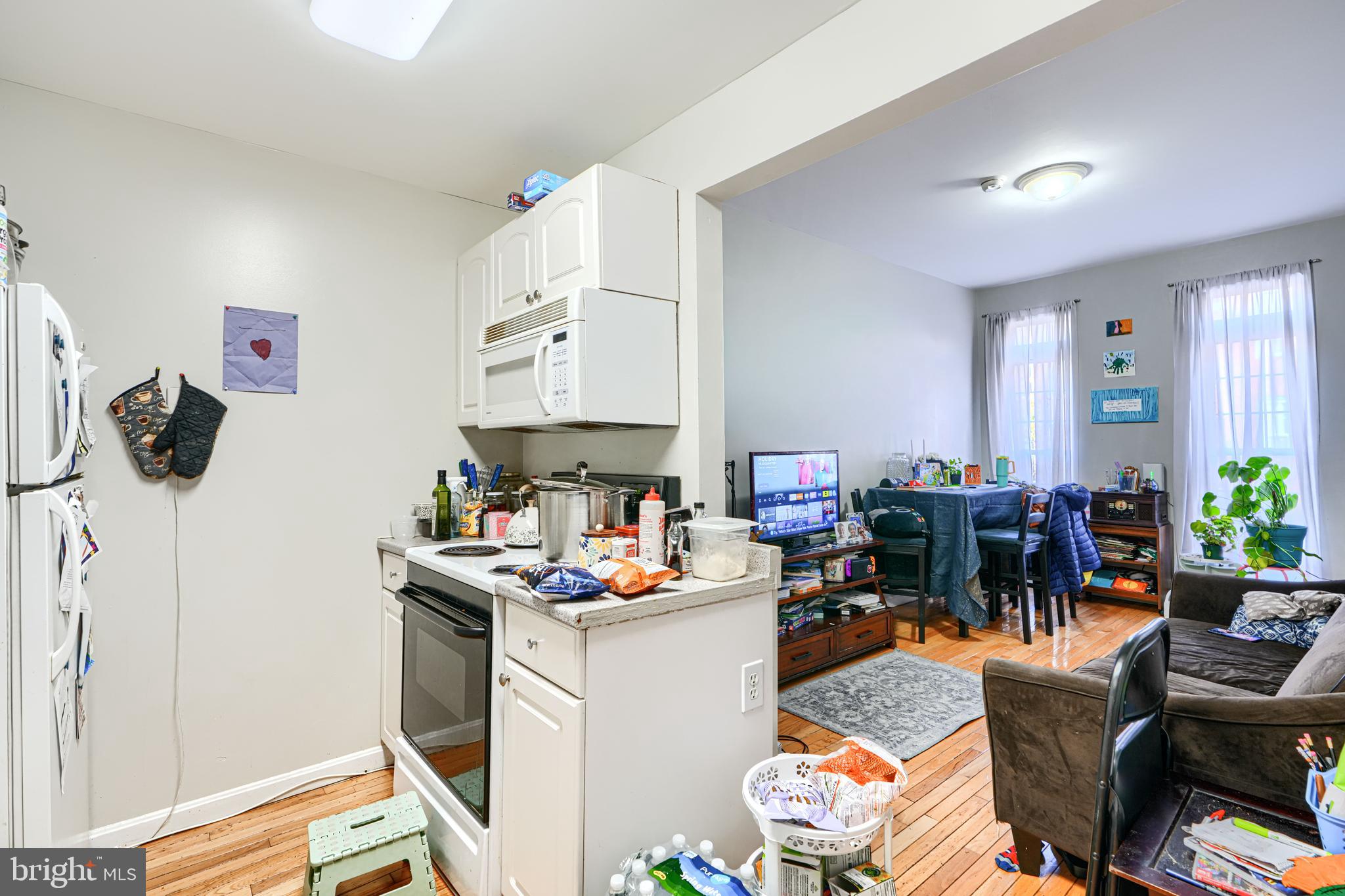 1312 South Hanover Street Baltimore, MD 21230 - Photo 9 of 53 a living room with furniture and a wooden floor