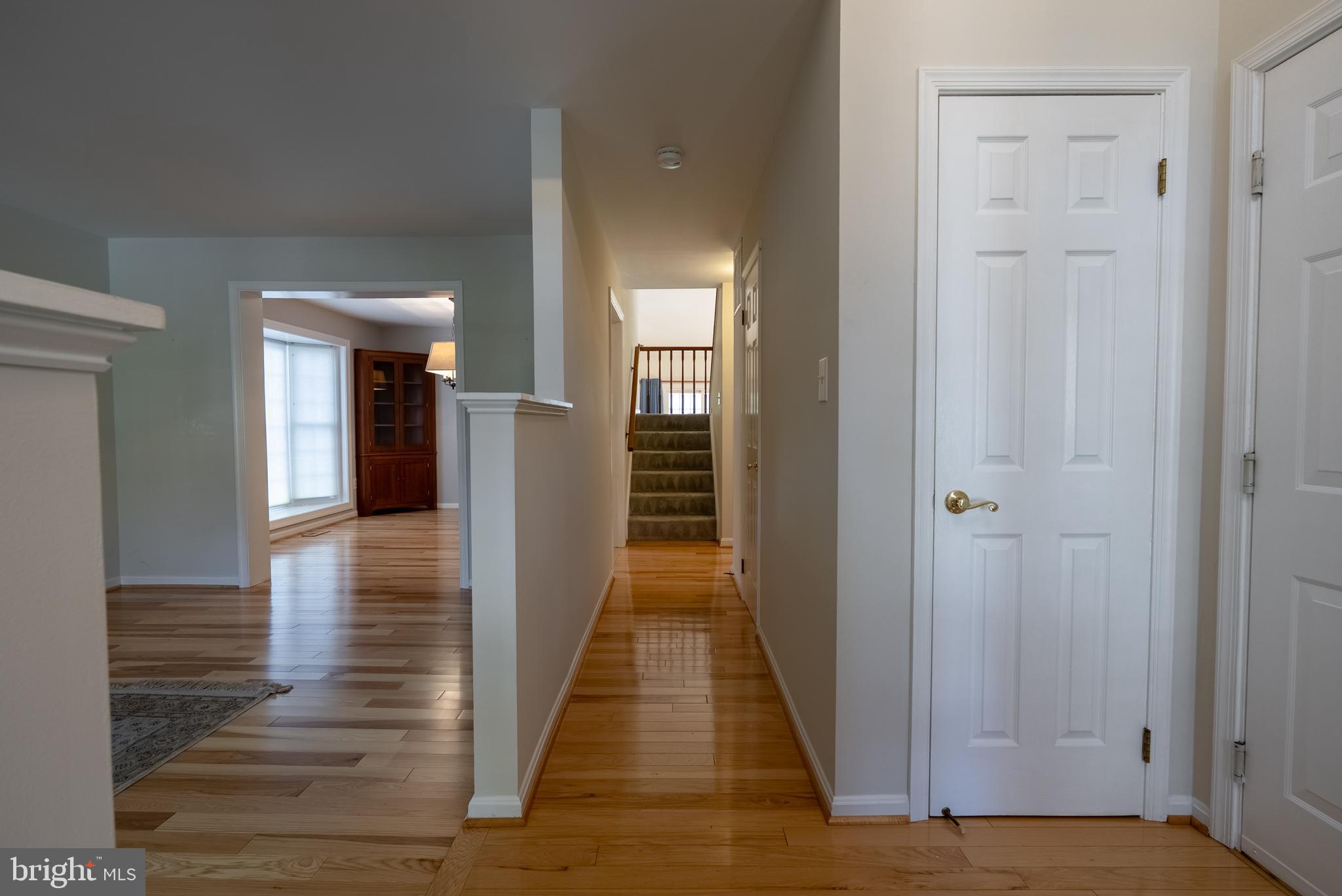 8007 Craddock Road Greenbelt, MD 20770 - Photo 3 of 59 Inviting hallway with warm wooden floors.