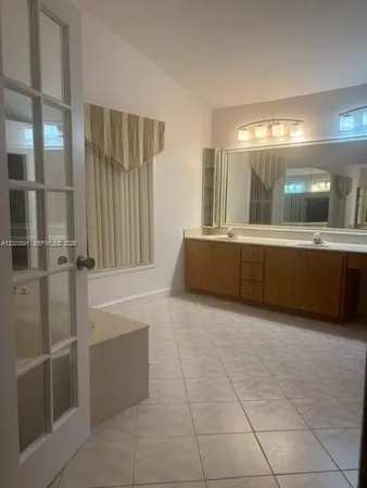 a view of an empty room
