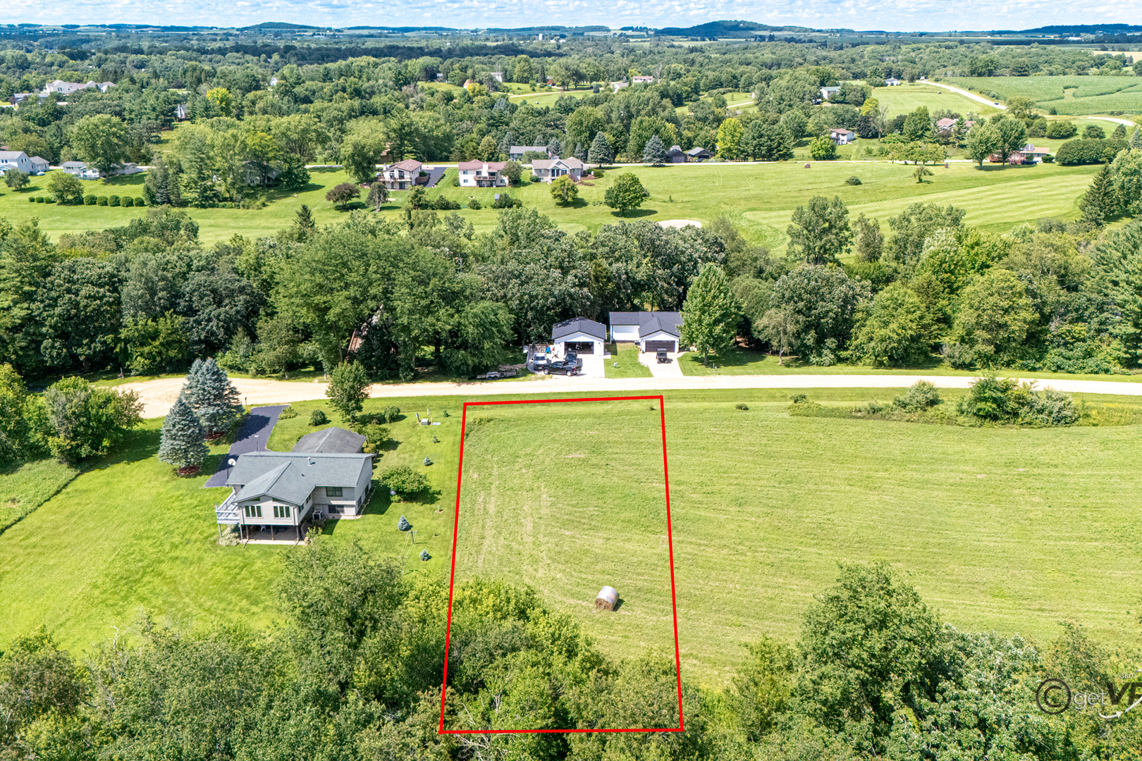 11-a19 Bunker Lane Apple River, IL 61001 - Photo 3 of 4 a view of a city with lush green forest