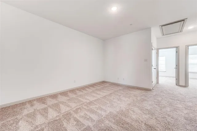 a view of an empty room