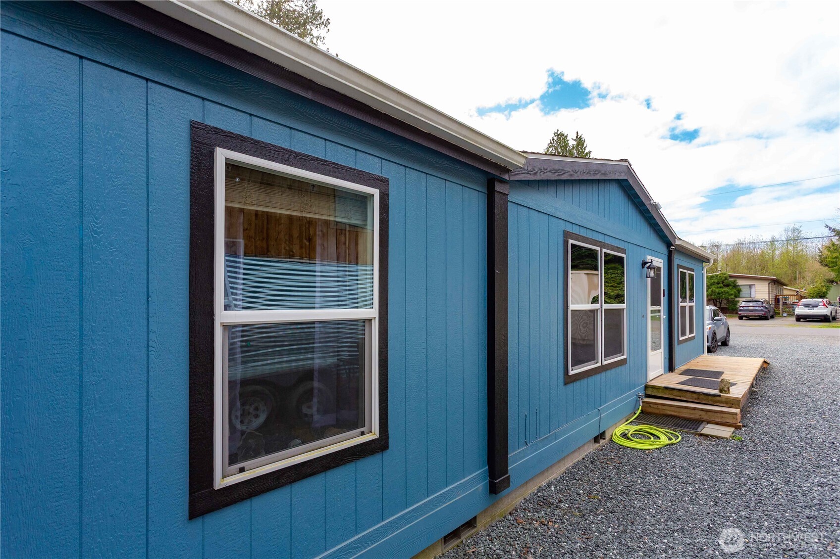 4550 Decatur Drive Ferndale, WA 98248 - Photo 1 of 22 a view of outdoor space deck and mountain view in the backyard