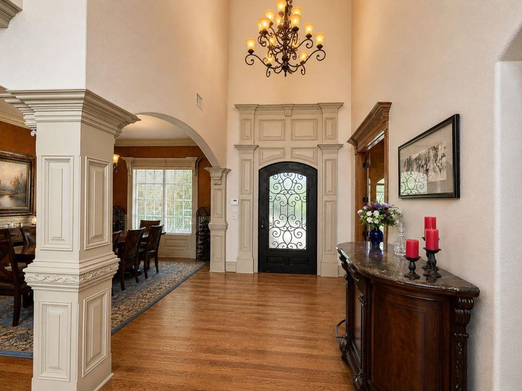 7005 Peter's Path Colleyville, TX 76034 - Photo 6 of 40 a view of entryway and hall with wooden floor